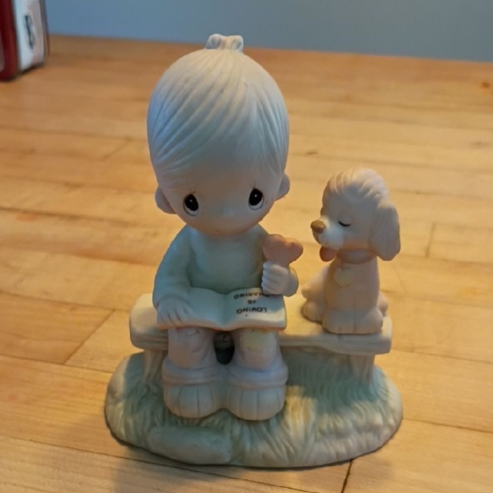 Adorable Figurine with Puppy